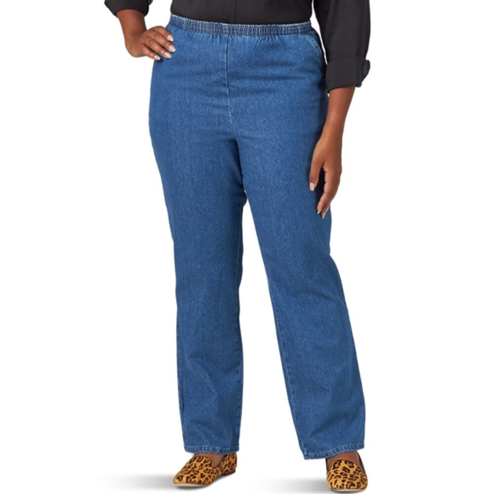 Croft & Barrow Women's Elastic Waist stretch Jeans Size  Medium